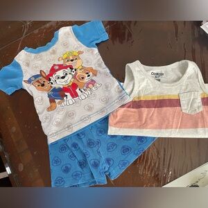 PJ set paw patrol/ top